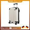 KONO 65x42x26cm Valigia per coltivazione media Custodia rigida leggera Valigia trolley da 65 litri con 4 ruote doppie ABS - Beige