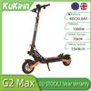 KuKirin G2 Max Cargo bike 48V 20Ah Batteria Scooter Elettrico Portata 80KM E-Scooter 1000W Potenza 55KM/H Velocità 10 "Pneumatici Escooter - G2 Max
