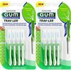 Gum 1414 Trav-Ler - Set di 2 spazzole interdentali da 1,1 mm