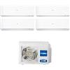 Haier - Climatizzatore quadri split Haier Expert White Wifi 7000+12000+15000+15000 Btu inverter R32 A++ 5U90S2SS5FA