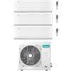 Hisense Climatizzatore Condizionatore Hisense Energy Pro X Wifi R32 Trial Split Inverter 9000 + 9000 + 9000 BTU con U.E. 3AMW72U4RJC Classe A++/A+
