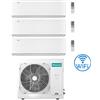Hisense Climatizzatore Condizionatore Hisense Energy Pro X Wifi R32 Trial Split Inverter 9000 + 9000 + 12000 BTU con U.E. 3AMW72U4RJC Classe A++/A+