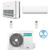 Hisense Climatizzatore Condizionatore Hisense Hi Comfort + Console R32 Dual Split Wifi Inverter 9000 + 18000 BTU con U.E. 4AMW81U4RJC NOVITÁ Classe A++/A+
