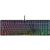 CHERRY XTRFY MX 3.1, Tastiera da gaming meccanica, Layout per il Regno Unito (QWERTY), Illuminazione RGB, Alloggiamento in alluminio, USB-A, Interruttori MX2A BROWN, colore nero