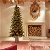 EDG Enzo De Gasperi Albero di Natale Pino Luxury New Slim 210x110cm Realistico 3000 LED 2399 Rami