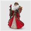 EDG Enzo De Gasperi Decorazione Natalizia Babbo Natale Viandante 47x32cm Poliresina