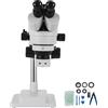 Microscopio Stereo Simul-Focale 3.5X-90X Microscopio Stereo Trinoculare
