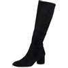 CafèNoir Stivali al ginocchio in tessuto stretch con tacco 6 cm