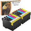 LOSMANN - D&C Ink 10x Cartucce d'inchiostro Compatibili per Epson 604XL 604 XL per Epson Expression Home XP-2205 XP-2200 XP-3200 XP-3205 XP-4200 XP-4205 Workforce WF-2910 WF-2930 WF-2935 WF-2950