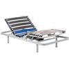 Geriafy Letto elettrico regolabile 90x200 cm con telecomando wireless | Rete a doghe in 4 sezioni, struttura rinforzata, imballo compatto e montaggio facile