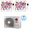 Lg Climatizzatore Condizionatore LG Artcool Gallery PHOTO R32 Dual Split Inverter 12000 + 12000 BTU con U.E. MU4R25 NOVITÁ Classe A++/A+