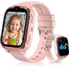 Kesasohe 4G Smartwatch Bambini, Orologio Smartwatch Bambini con GPS HD Videochiamate Chiamate, Orologio GPS Bambino Telefono IP68 Impermeabile Allarme Cronometro Sveglia Giochi Modalità Classe Ragazzo Ragazza