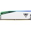 Patriot Ram DIMM DDR5 16GB Patriot Memory Viper Elite 6000MHz CAS40 1.45V 1pz Bianco [PVER516G60C42W]
