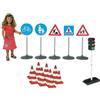 GIODICART Grande Set Educazione Stradale New - Kit Completo con Semaforo, Coni e Segnali
