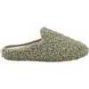 Scholl MADDY CURLY SYNTHETIC FUR CIABATTA WOMAN GREEN 41