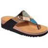 Scholl SCARPA HAVANA CANVAS + BEADS W BLACK/TURQUOISE/BEIGE TOMAIA IN CANVAS+PERLINE FODERA IN MICROFIBRA SOTTOPIEDE IN MICROFIBRA SUOLA EVA 37