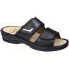 Scholl MIETTA 2.0 LEA-W BLACK COMFORT PLUS BIOPRINT PELLE PELLE SCAMOSCIATA PU G 36 COLLEZIONE SS20