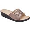 Scholl CALZATURA MANGO LAMINATED SYNTHETIC W DK BRONZE 37