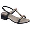 Scholl CALZATURA FLORALIE SYNTHETIC + JEWELRY WOMENS BLACK 40 TOMAIA SIMILPELLE + ACCESSORIO GIOIELLO FODERA TOMAIA SIMILPELLE SOTTOPIEDE MICROFIBRA PU CALZATA F COLLEZIONE 2018