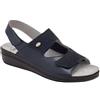 Scholl CALZATURA ANTONIA SANDAL PRINTED SYNTHETIC/SYNTHETIC W NAVY BLUE 35