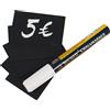 SECURIT Set 20 TAG nere 5,2x7,4cm (A8) Securit TAG-A8-WT