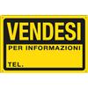 CARTELLI SEGNALATORI CARTELLO IN PPL 30x20cm 'VENDESI' 3344P