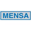 CARTELLI SEGNALATORI TARGHETTA ADESIVA 165x50mm MENSA 96685