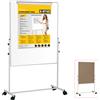 BI-OFFICE Lavagna Duo a doppia superficie 100x100cm Bi-Office EA6048075