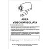 CARTELLI SEGNALATORI Cartello alluminio 20x30cm 'Area videosorveglianza con registrazion' rif.GDPR' 33328