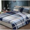 I Magazzini Sorriso Parure copripiumino in puro cotone tinto filo Linea MADISON - CAVALIERI