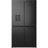 HISENSE RQ758N4SWFE FRIGORIFERO 4 PORTE 606LT TOTAL NO FROST MULTI FLOW CLASSE E NERO - PROMO