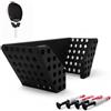 Generic set di 2 supporti da parete per racchette da padel