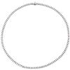 Gioielleria Bucci COLLANA COLLIER TENNIS IN ARGENTO925 CON ZIRCONI BIANCHI TAGLIO BRILLANTE