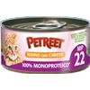 PETREET MONOPROTEICO 100 % TONNO CAROTE MP22 GR 60