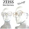 ZEISS occhiali Carat 6857 4500 RARE VINTAGE 80s 22kt GOLD PLATED&TITANIUM JAPAN