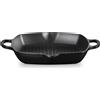LE CREUSET Grill Quadrato Profondo Evolution 30cm Ghisa Vetrificata Nero