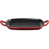 LE CREUSET Grill Griglia Rettangolare Evolution 30x27cm Ghisa Vetrificata Ciliegia