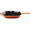 LE CREUSET Bistecchiera Skillet Quadrata Evolution 26cm in Ghisa Vetrificata Arancio