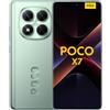 Xiaomi Smartphone POCO X7, 8+256GB, verde, fotocamera principale da 50MP con OIS, batteria 5110mAh, IP68 (caricabatterie non incluso), 2 anni di garanzia