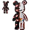 DAHONPA Set di micro blocchi da costruzione scheletro di orso animale (7220 PEZZI), decorazione creativa per casa e ufficio, regalo per adulti e bambini