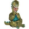 amscan (PKT) (9904765) Costume da dinosauro ruggito bambino (6-12 m)