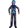 amscan Costume Ragazzo Scheletro in Materiali Riciclati e Sostenibili, per Bambino, Multicolore, 2-3 Anni