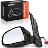 Frankberg Specchietto Retrovisore Elettrico Sinistro 6 poli 1866807 | Compatibile con Ford Focus II, Cabriolet,/Station Wagon, Berlina, Turnier; Tipo di vetro dello specchio: asferico