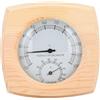 Yosoo Health Gear Termoigrometro 2 in 1, Termometro Digitale per Sauna Igrometro Indicatore di Temperatura per Sauna Misuratore di Umidità e Temperatura Accessori per Bagno Turco per Sauna