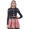 Versace Jeans Couture maglia donna BODYCON CUT OUT Nero XS,S,M