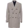 Manuel Ritz cappotto uomo doppiopetto panno in misto lana Beige 48,50