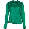 Emma & Gaia Camicia Donna in viscosa stretch Verde 44