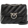 Pinko borsa donna LOVE BIG PUFF CL SHEEP NAPPA Nero/Argento TU