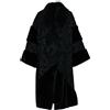 Any Faux Fur Cappotto Donna con inserti in pelliccia sintetica Nero 40,44