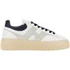 Hogan sneakers uomo H STRIPES in pelle bianca Bianco 6,7,8,10,11
